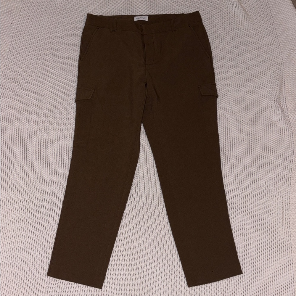 Calvin Klein Olive Green Trousers